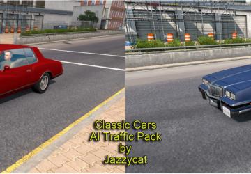 Мод Classic Cars AI Traffic Pack версия 4.5 для American Truck Simulator (v1.35.x, 1.36.x)