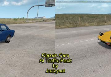 Мод Classic Cars AI Traffic Pack версия 4.9 для American Truck Simulator (v1.35.x, 1.36.x)