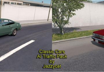 Мод Classic Cars AI Traffic Pack версия 5.0 для American Truck Simulator (v1.35.x, 1.36.x)