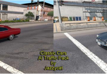 Мод Classic Cars AI Traffic Pack версия 5.1 для American Truck Simulator (v1.35.x, 1.36.x)