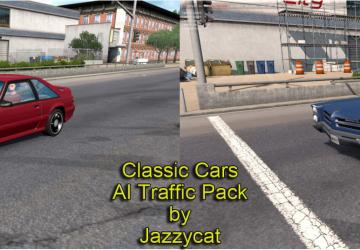 Мод Classic Cars AI Traffic Pack версия 5.2 для American Truck Simulator (v1.35.x, 1.36.x)