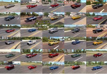Мод Classic Cars AI Traffic Pack версия 5.2 для American Truck Simulator (v1.35.x, 1.36.x)