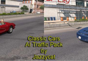 Мод Classic Cars AI Traffic Pack версия 5.3 для American Truck Simulator (v1.35.x, 1.36.x)