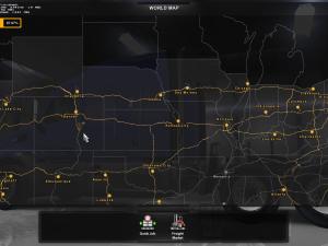 Карту Карта «Coast to Coast» версия 2.1 для American Truck Simulator (v1.6)