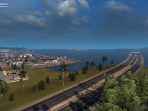 Карту Карта «Coast to Coast» версия 2.1 для American Truck Simulator (v1.6)