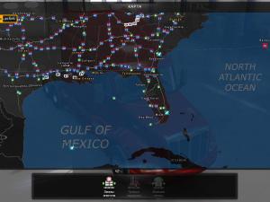 Карту Карта «Coast to Coast» версия 2.3.3 для American Truck Simulator (v1.29.x, 1.30.x)