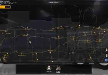 Карту Карта «Coast to Coast» версия 2.4.1 для American Truck Simulator (v1.30.x)