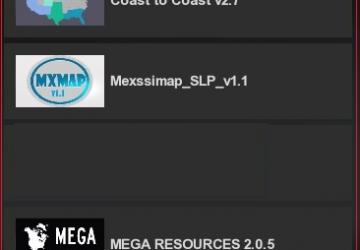 Карту Карта «Coast to Coast» версия 2.7.1 для American Truck Simulator (v1.34.x)