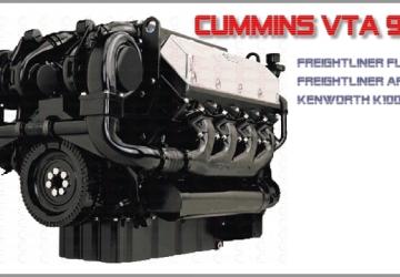 Мод Cummins 903 VTA 660 версия 1.1 для American Truck Simulator (v1.35.x)