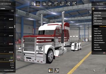 Мод Custom Peterbilt 389 версия 1.1 для American Truck Simulator (v1.40.x, 1.41.x)