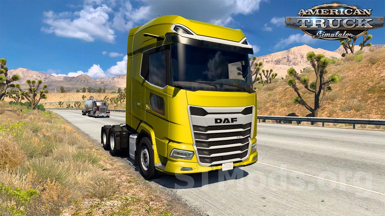 Скачать мод DAF 2021 XG/XG+ версия 1.2.4 для American Truck Simulator  (v1.49.x)