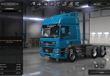Мод DAF CF85 версия 1.1 для American Truck Simulator (v1.31.x, 1.32.x)