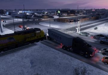 Мод Улучшенные поезда версия 3.2 для American Truck Simulator (v1.35.x)