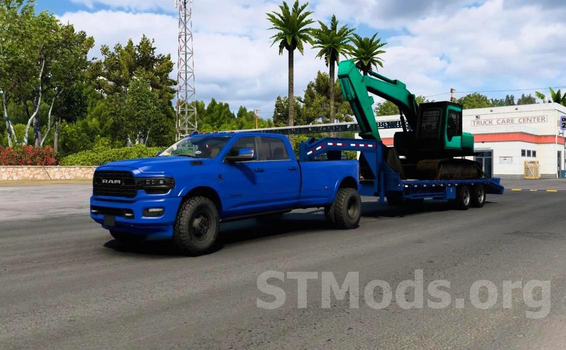 Скачать мод Dodge Ram 3500 Rvm версия 12 для American Truck Simulator V146x 9722