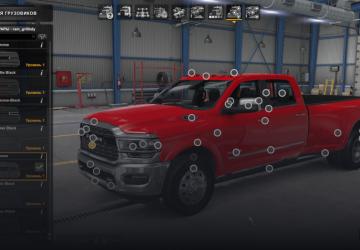 Мод Dodge RAM 3500 (RVM) версия 1.3 для American Truck Simulator (v1.46.x, 1.47.x)