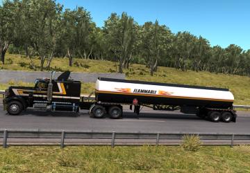 Мод Двигатели+текстуры для Freightliner flc версия 1.2 для American Truck Simulator (v1.43)