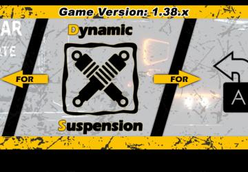 Мод Dynamic Suspension with Keyboard & Steering Wheel v1.0 для American Truck Simulator (v1.38.x)