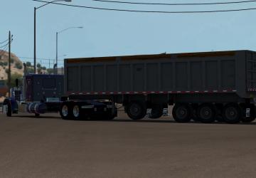 Мод EAST 4 Axle Dump версия 1.0 для American Truck Simulator (v1.32.x)