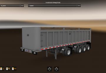 Мод EAST 4 Axle Dump версия 1.0 для American Truck Simulator (v1.32.x)