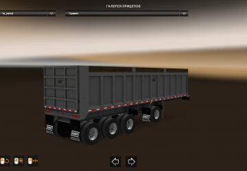 Мод EAST 4 Axle Dump версия 1.0 для American Truck Simulator (v1.32.x)