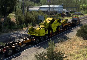 Мод Etnyre Lowboy Black Hawk версия 4.2 для American Truck Simulator (v1.51.x)