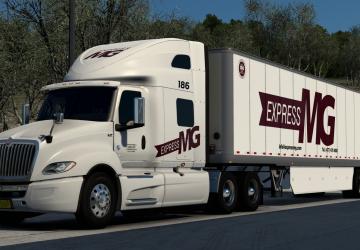 Мод Express MG skinpack версия 1.0 для American Truck Simulator (v1.43.x)