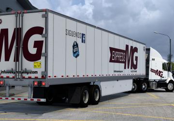 Мод Express MG skinpack версия 1.0 для American Truck Simulator (v1.43.x)