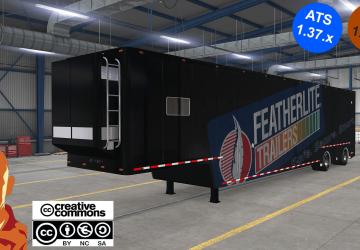 Мод Featherlite Trailer версия 1.0 для American Truck Simulator (v1.35.x, - 1.39.x)
