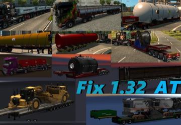 Мод Фикс для Chris45 Trailers Pack 2.0 версия 1.0 для American Truck Simulator (v1.32.x, - 1.34.x)