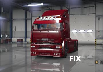 Мод Фикс для грузовика Камаз-6460 (Tuning) версия 1.0 для American Truck Simulator (v1.31.x)