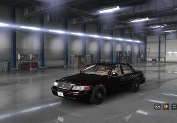 Мод Ford Crown Victoria версия 1.0 для American Truck Simulator (v1.32.x, 1.33.x)