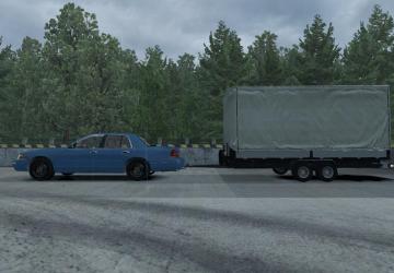 Мод Ford Crown Victoria версия 1.1 для American Truck Simulator (v1.33.x, 1.34.x)