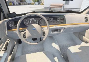 Мод Ford Crown Victoria версия 5.4 для American Truck Simulator (v1.45.x)