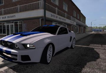 Мод Ford Mustang «Need For Speed» версия 1.0 для American Truck Simulator (v1.31.x)