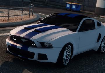 Мод Ford Mustang «Need For Speed» версия 1.2.1 для American Truck Simulator (v1.43.x)