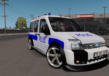 Мод Ford Transit Connect версия 1.0 для American Truck Simulator (v1.32.x, - 1.34.x)