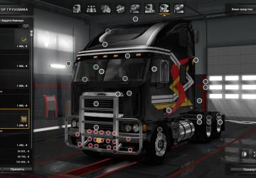Мод Freightliner Argosy версия 2.3.2 для American Truck Simulator (v1.6.x, - 1.30.x)