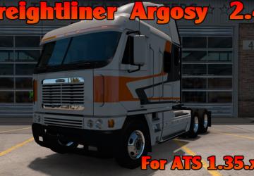 Мод Freightliner Argosy версия 2.4 для American Truck Simulator (v1.35.x, 1.36.x)