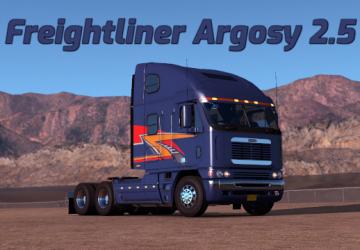 Мод Freightliner Argosy версия 2.5 для American Truck Simulator (v1.37.x)