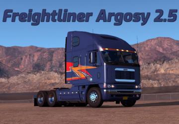 Мод Freightliner Argosy версия 2.7.9 для American Truck Simulator (v1.49.x)