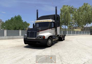 Мод Freightliner C120 Century & Columbia версия 1.0 для American Truck Simulator (v1.39.x)