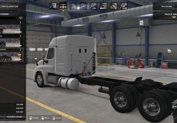 Мод Freightliner Cascadia 125 версия 1.1 для American Truck Simulator (v1.49.x)