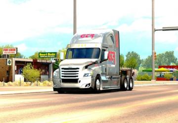 Мод Freightliner Cascadia 2020 версия 1.0 для American Truck Simulator (v1.37.x, 1.38.x)