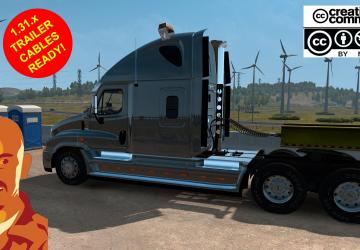 Мод Freightliner Cascadia версия 01.05.18 для American Truck Simulator (v1.31.x, 1.32.x)