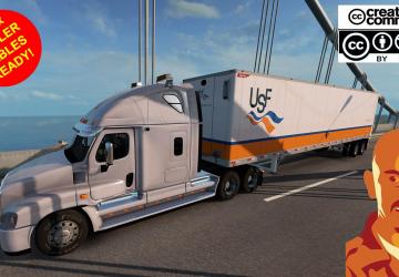 Мод Freightliner Cascadia версия 01.05.18 для American Truck Simulator (v1.31.x, 1.32.x)