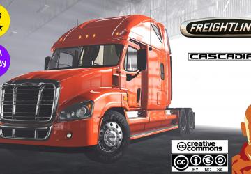 Мод Freightliner Cascadia версия 10.10.19 для American Truck Simulator (v1.35.x, 1.36.x)