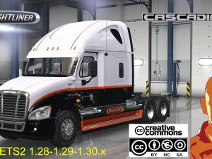 Мод Freightliner Cascadia версия 19.01.18 для American Truck Simulator (v1.28.x, - 1.30.x)