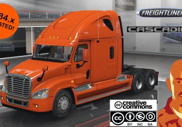 Мод Freightliner Cascadia версия 23.03.19 для American Truck Simulator (v1.33.x, 1.34.x)