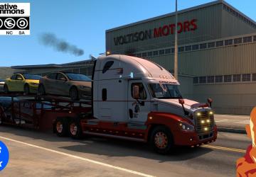Мод Freightliner Cascadia версия 03.05.23 для American Truck Simulator (v1.47.x)