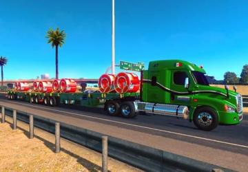 Мод Freightliner Cascadia MX версия 1.1 для American Truck Simulator (v1.35.x)